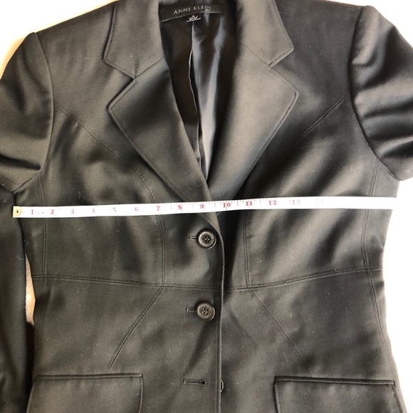 ANNE KLEIN BLACK BLAZER SIZE 2 - Picture 11 of 12